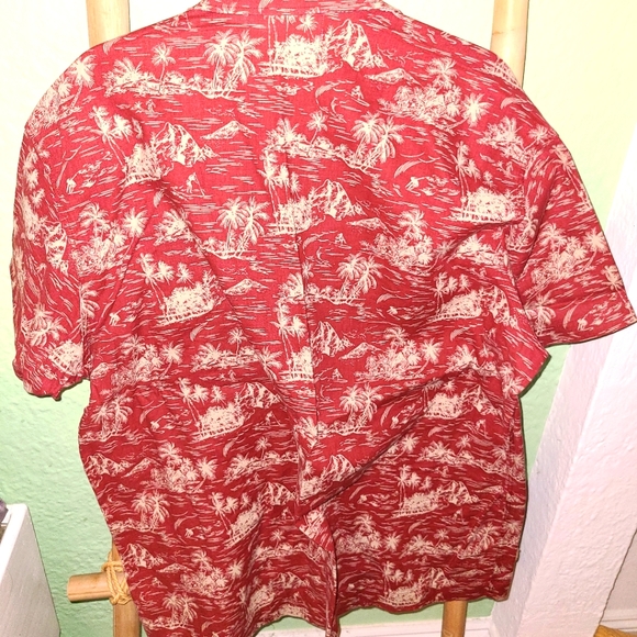 H&M shortsleeve buttondown shirt xl - Picture 2 of 3